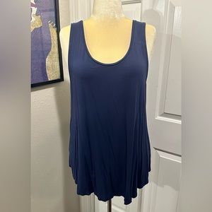 Old Navy Luxe Swing Tank - Size XL, Color Navy
